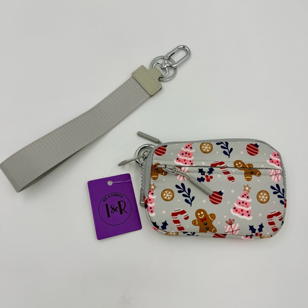 Iris & Rainbow 2nd Gen Wallet w/ Detachable Wristlet Strap Gingerbread NWT
